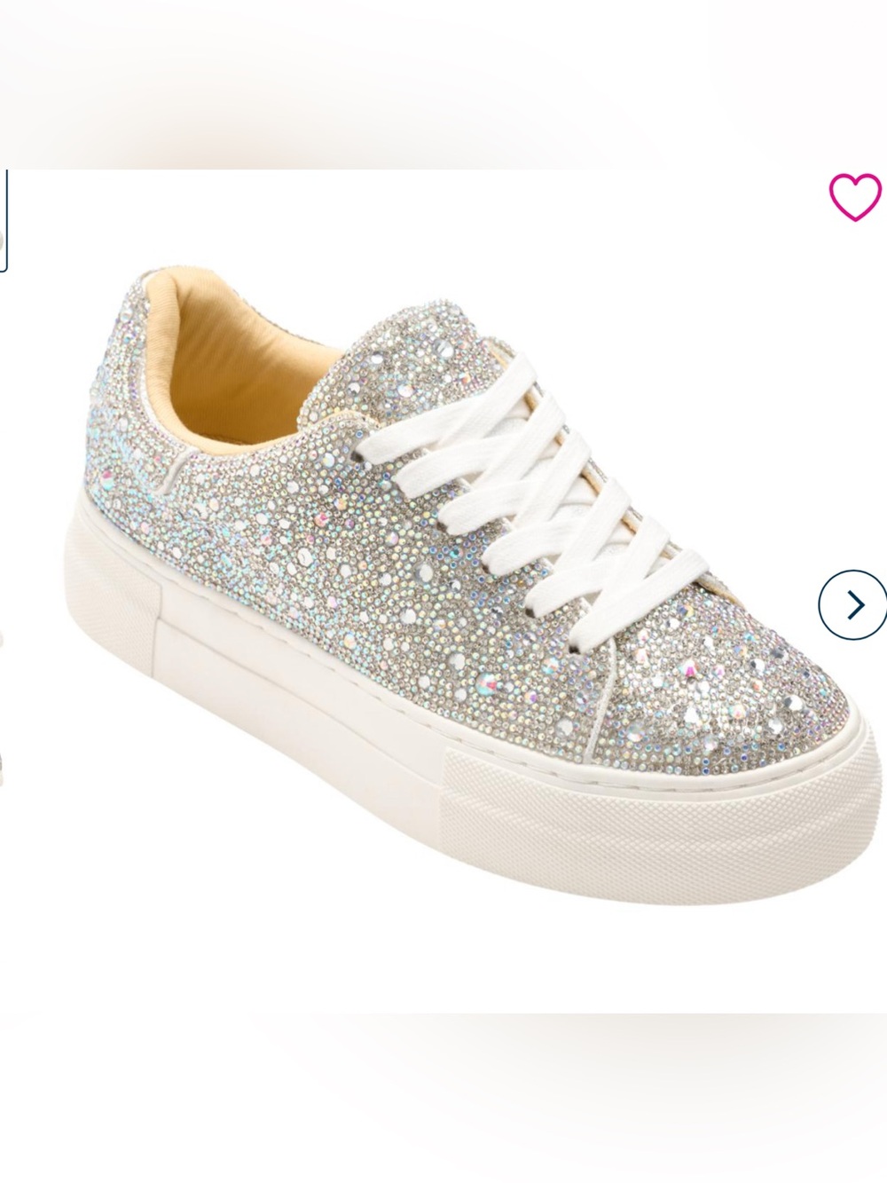 Betsey Johnson Sidny Women's Fashion Sneakers Rhinestone
